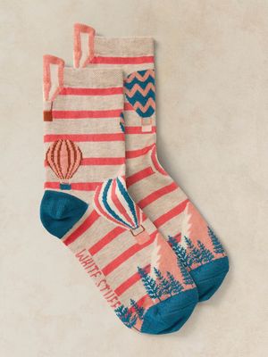 Hot Air Balloon Ankle Sock