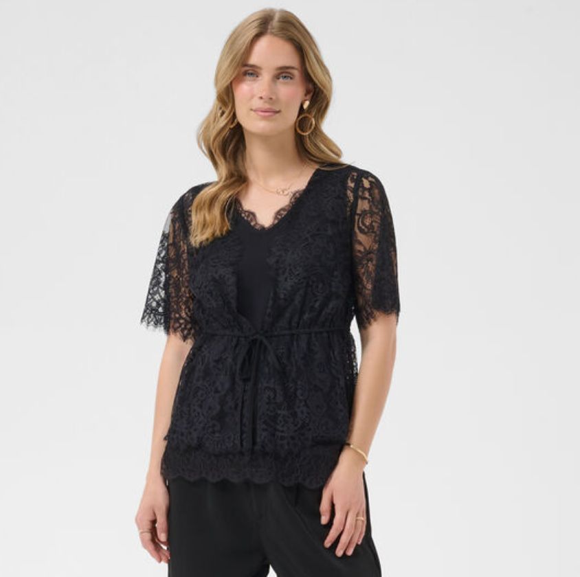 Saffron Lace Blouse