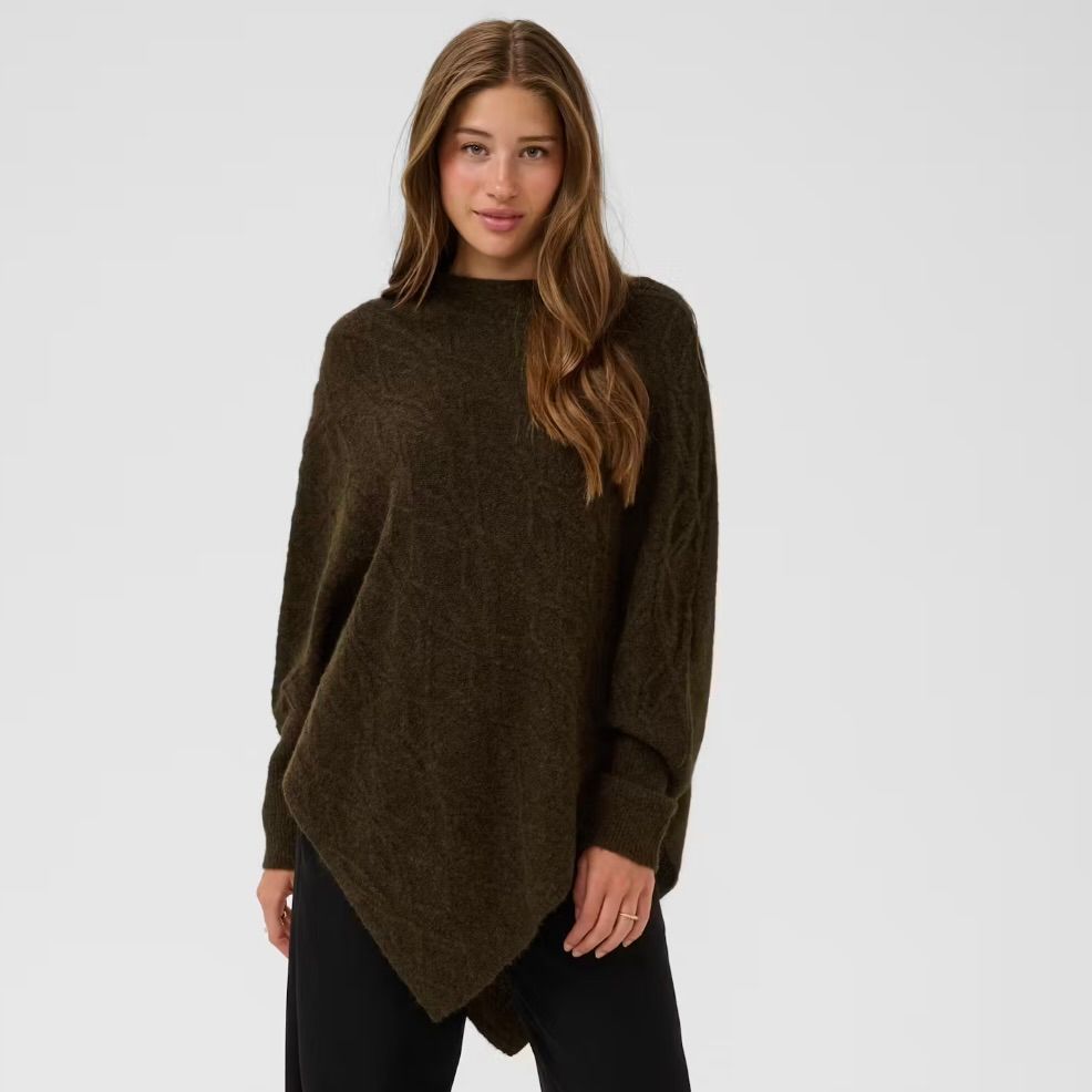 Elsie Knit Poncho