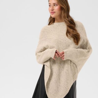 Elsie Knit Poncho