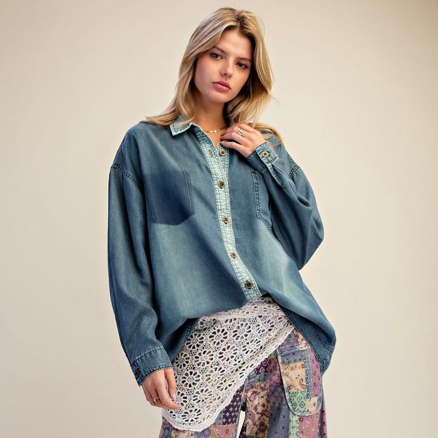 Washed Denim Shirt