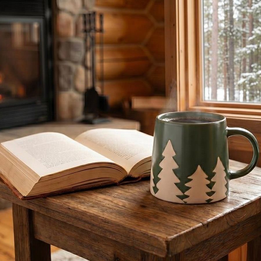 🇨🇦 Pine Tree Wide Base Mug