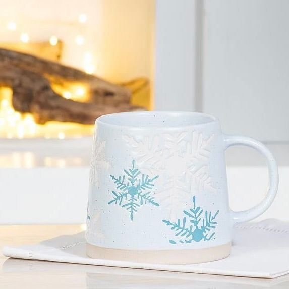 Snowflake Wide Base Mug