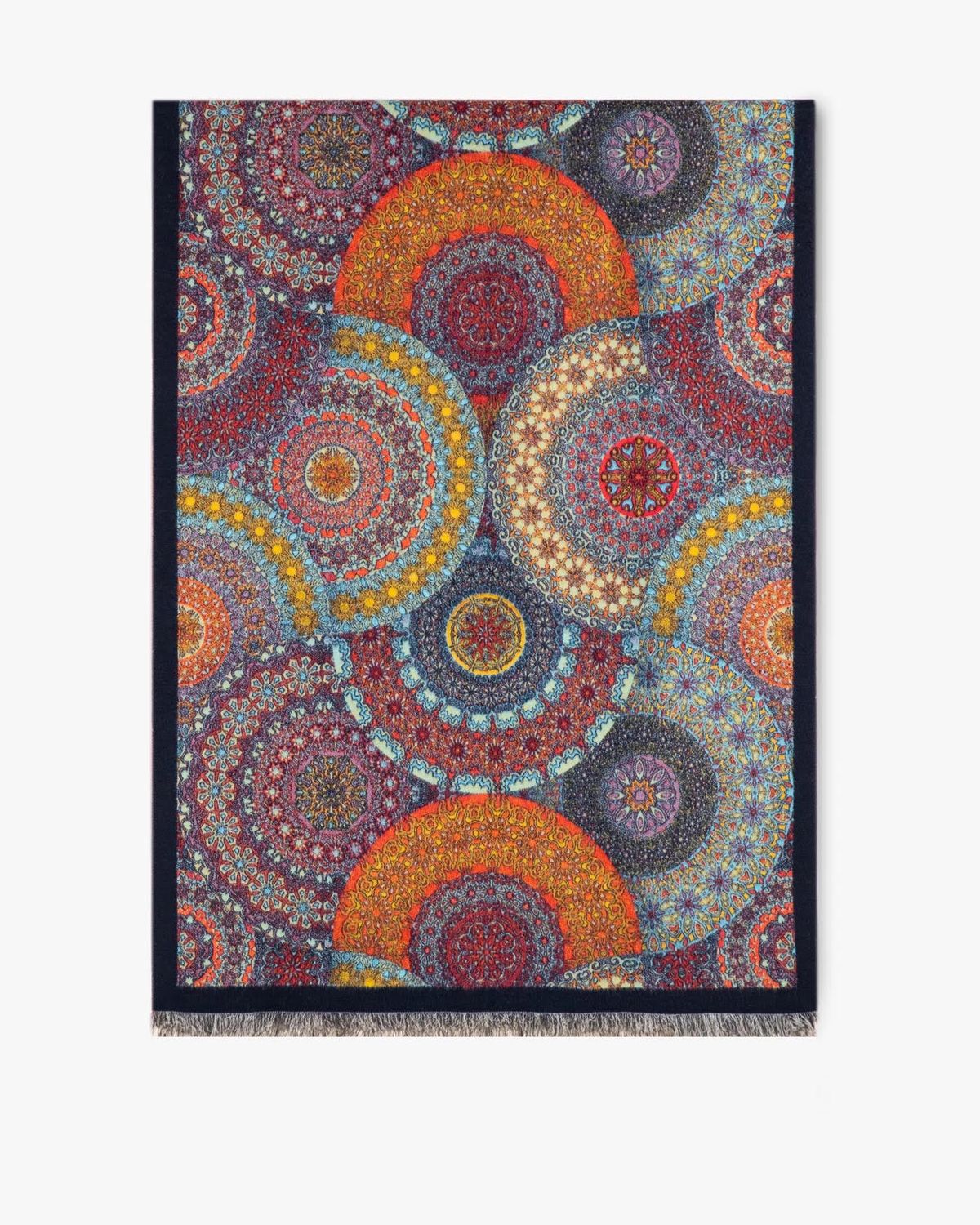 Overlapping Flower Circle Scarf