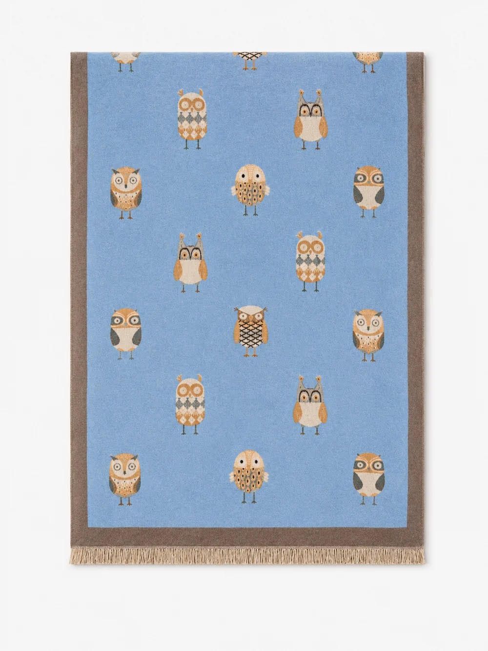 Owl Pattern Scarf