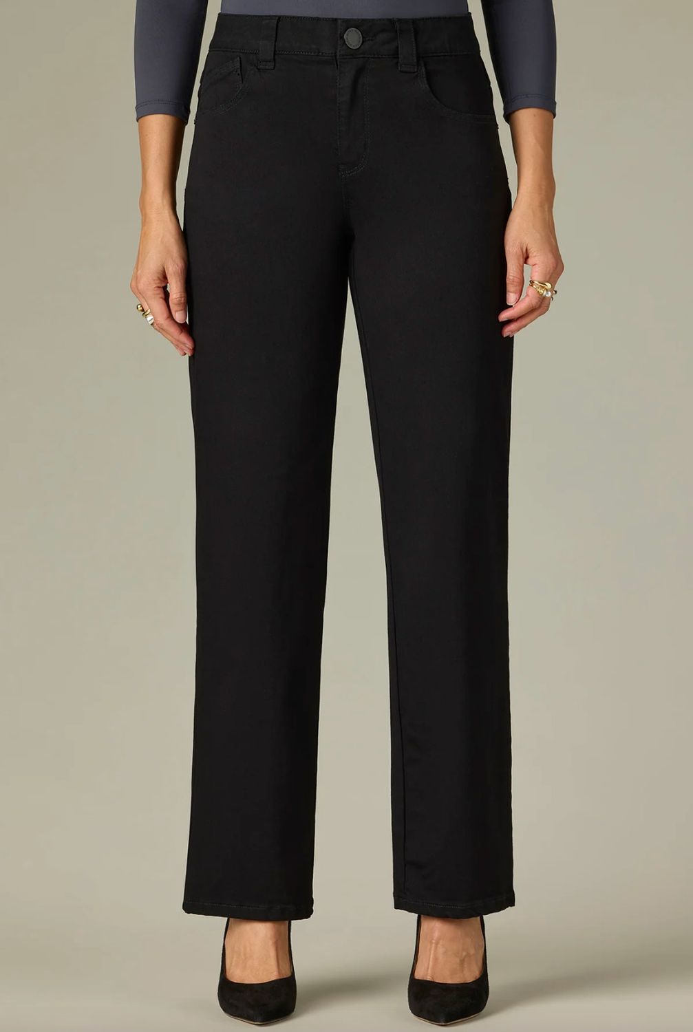 Sawyer Mid-Rise Straight Leg Jeans