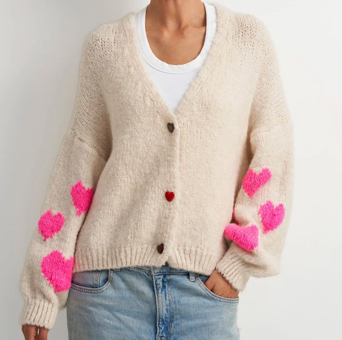 🇨🇦 Avery Heart Sleeve Cardi