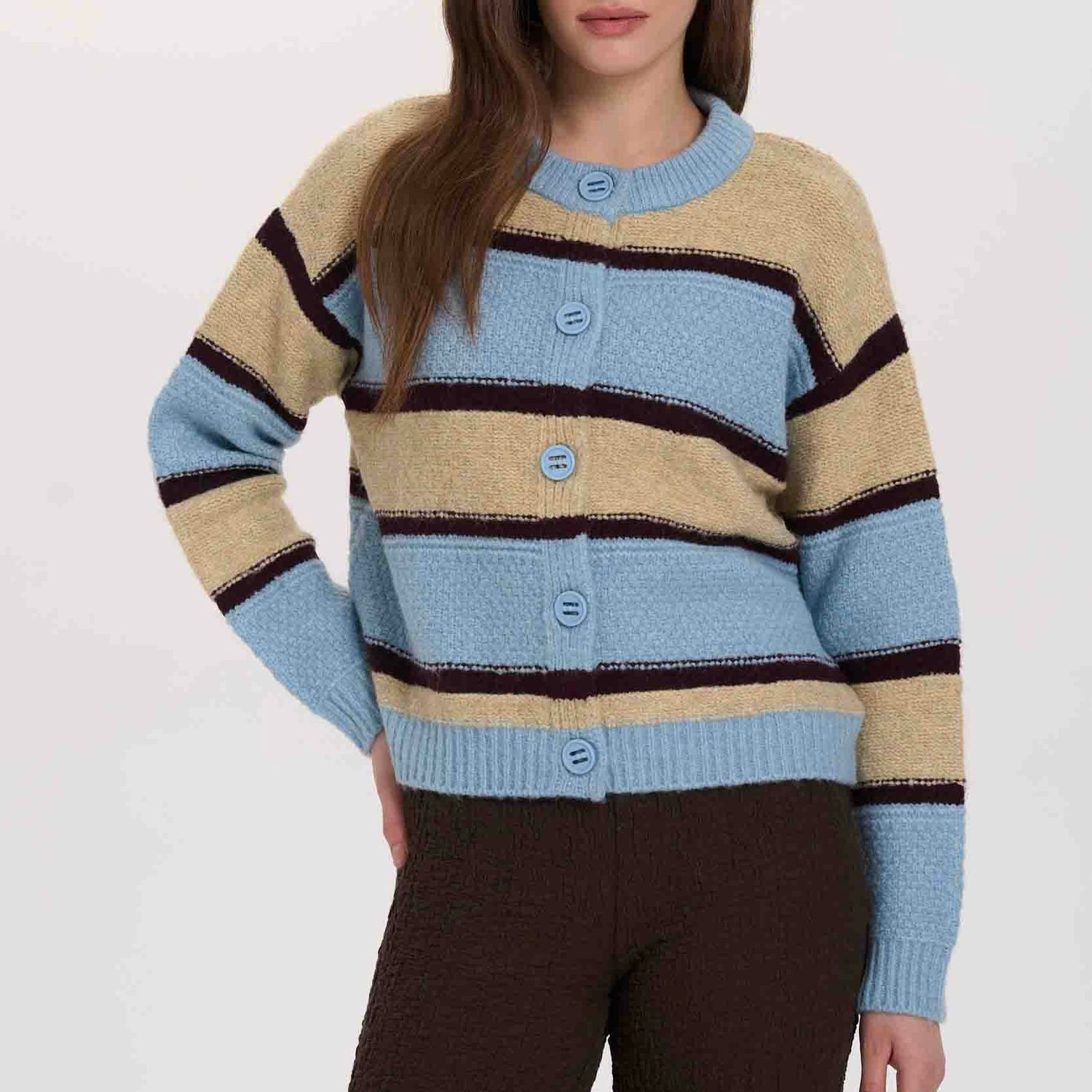 Striped Cardigan