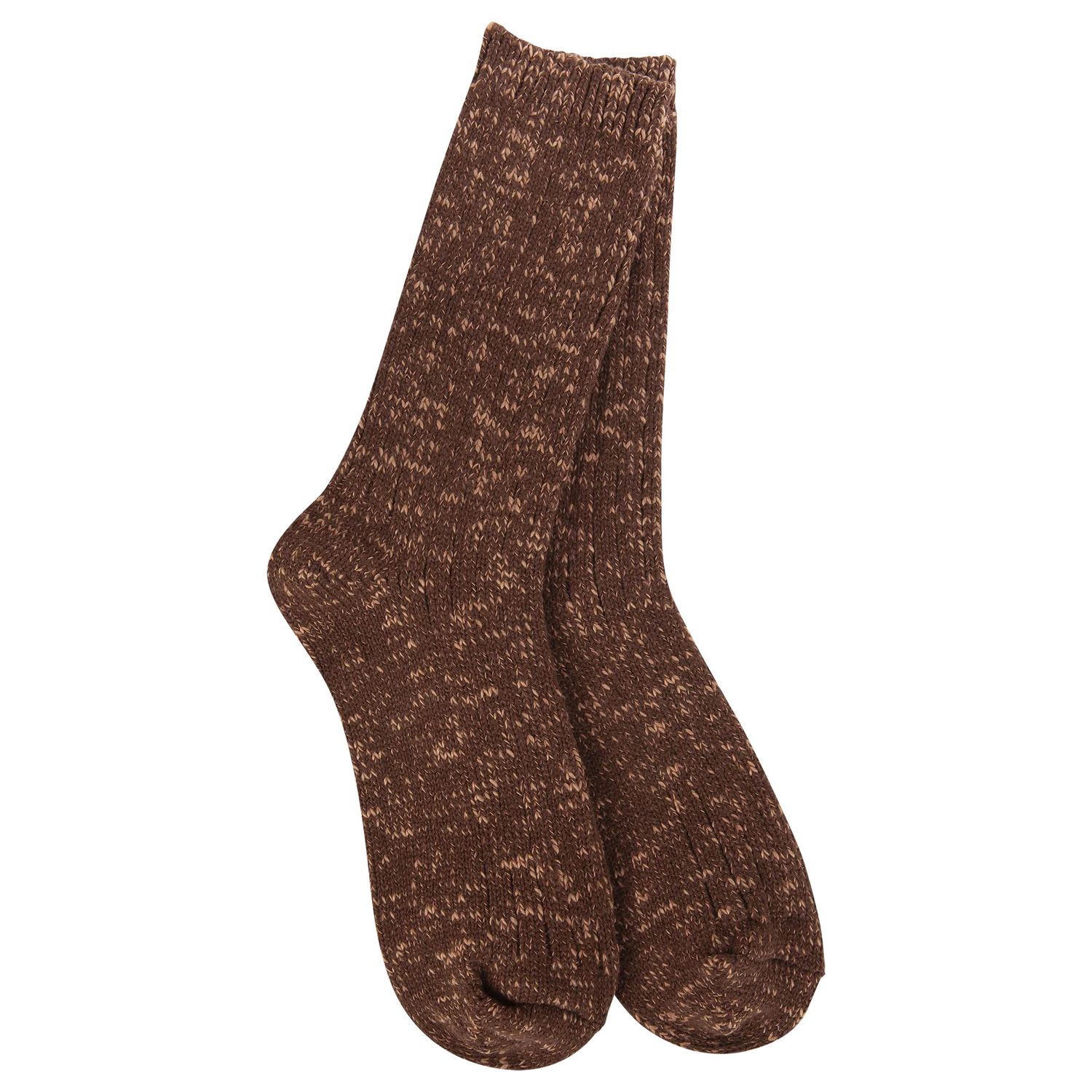 World's Softest Weekend Cotton Slub Marled Crew (3 colours)