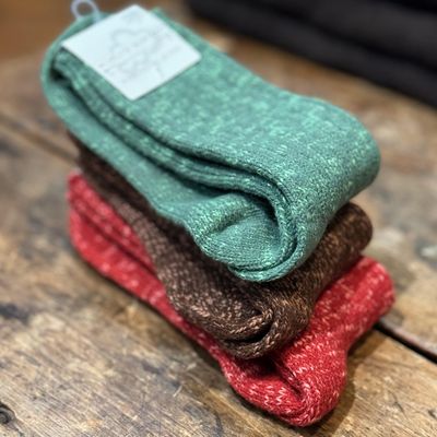 World's Softest Weekend Cotton Slub Marled Crew (3 colours)