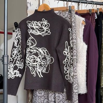 Erias Abstract Embroidered