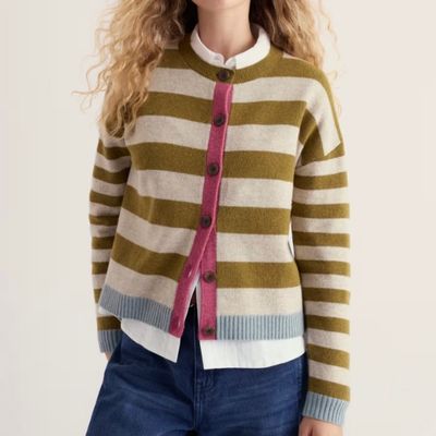 Pinwell Striped Cardigan