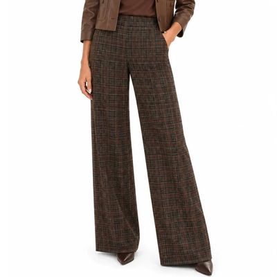 🇨🇦 Plaid Ponte Wide Leg Pant