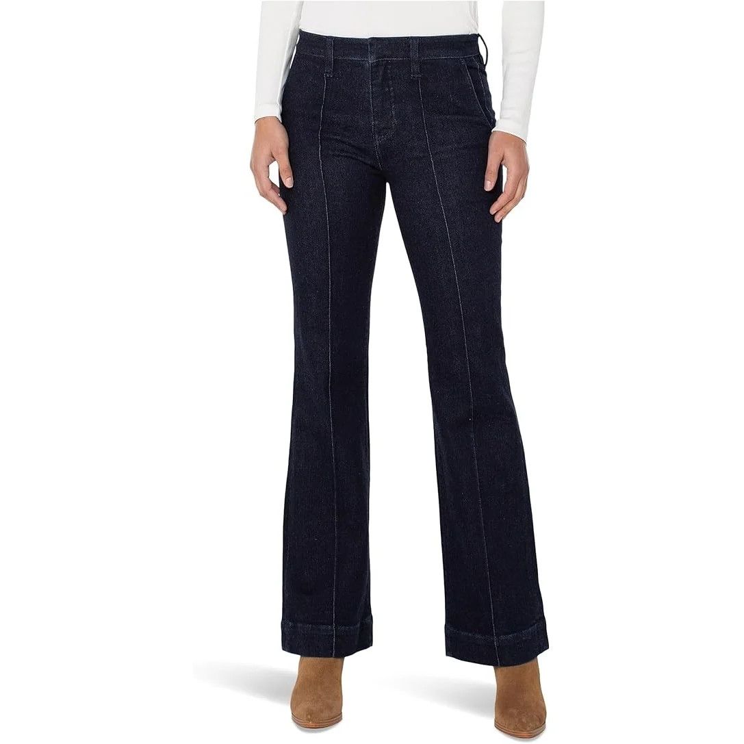 Pintuck Boot Cut Jean