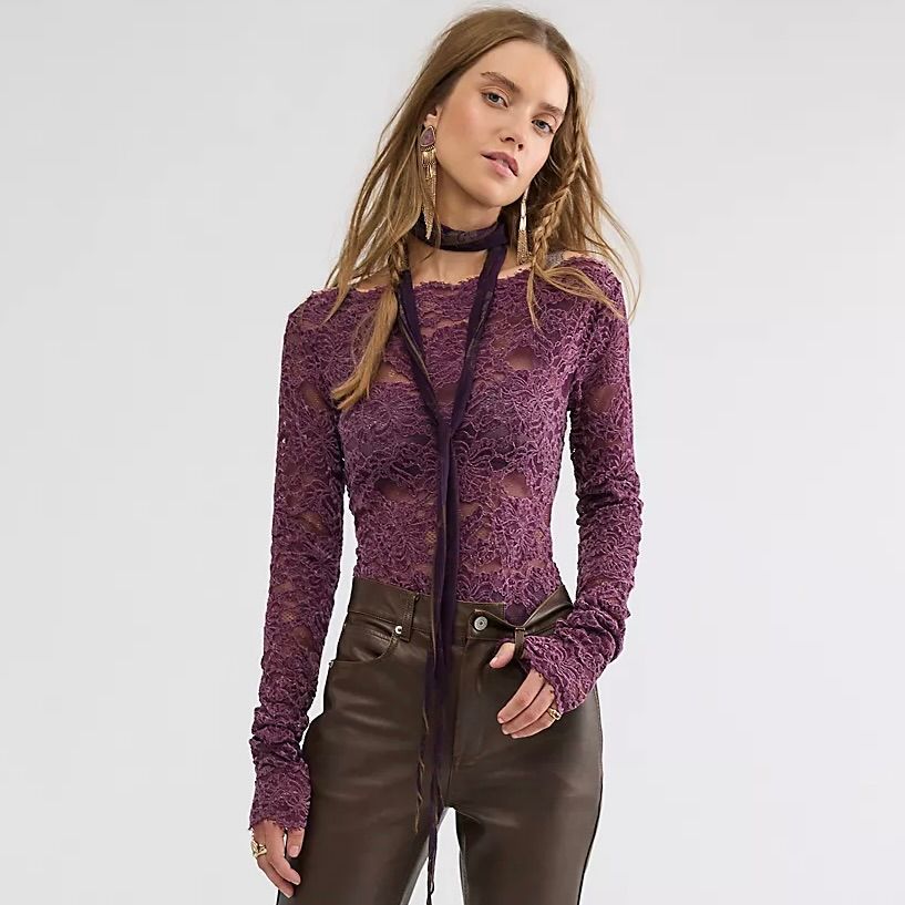 Raising Eyebrows Lace Top