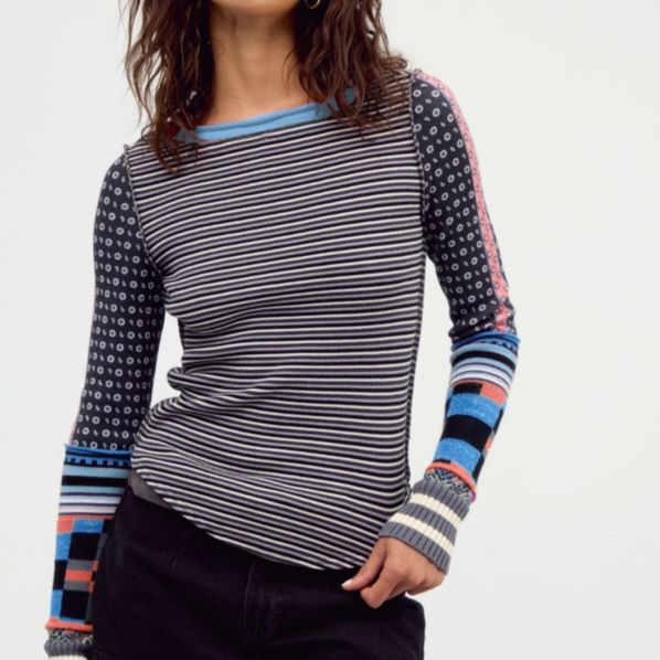 Macey Swit Cuff Top
