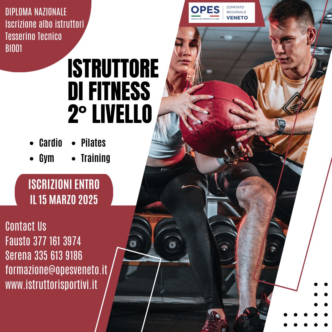 Corso Istruttore di Fitness II° Livello