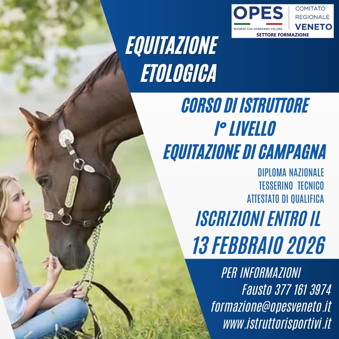 Equitazione Etologica - Corso Istruttore I° livello Equitazione di Campagna Equitazione Etologica - Corso Istruttore I° livello Equitazione di Campagna