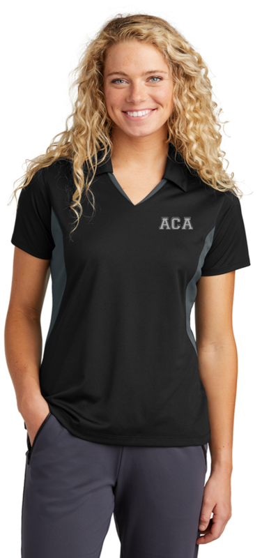 62 - Sport-Tek® Ladies Side Blocked Micropique Sport-Wick® Polo
