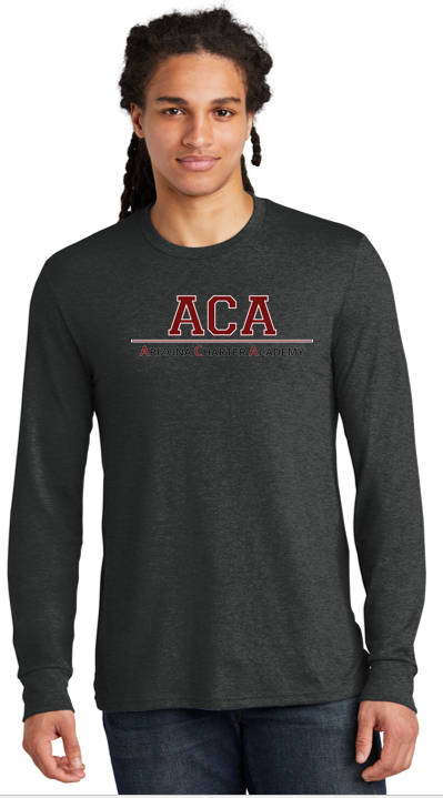 64- District ® Perfect Tri ® Long Sleeve Tee - black frost