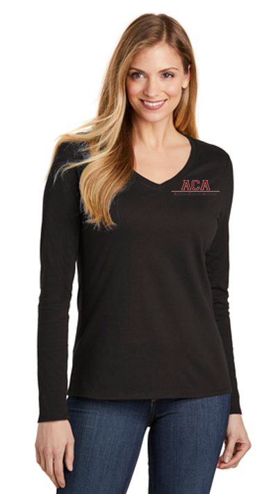 64- District ® Women’s Very Important Tee ® Long Sleeve V-Neck