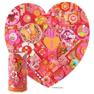 Heart Collage 1000 piece puzzle