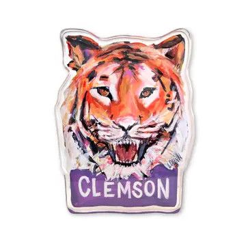 Clemson Tiger Acrylic Block