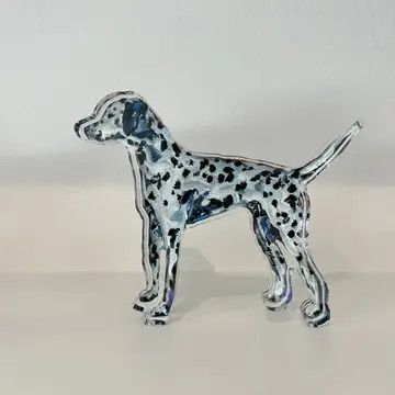 Dalmatian acrylic