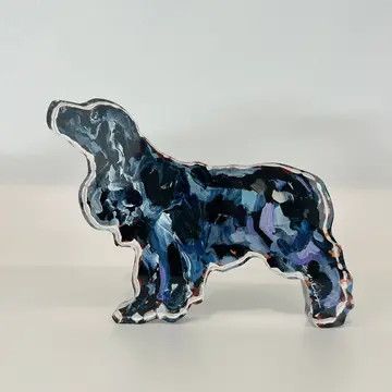 Black Cocker Spaniel Acrylic