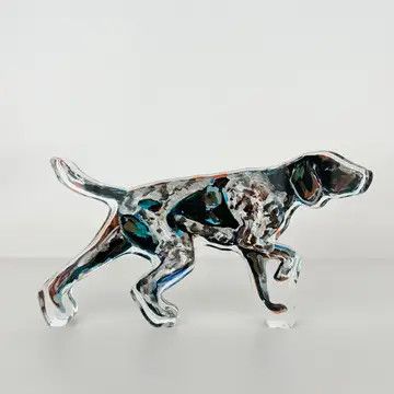 GSP Pointing acrylic shelfie LARGE (CM)
