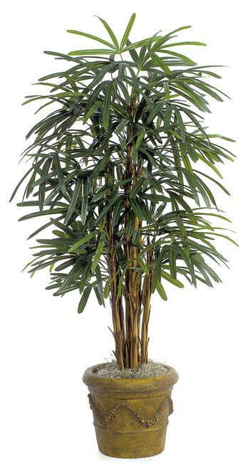 5' Faux Lady Palm Tree