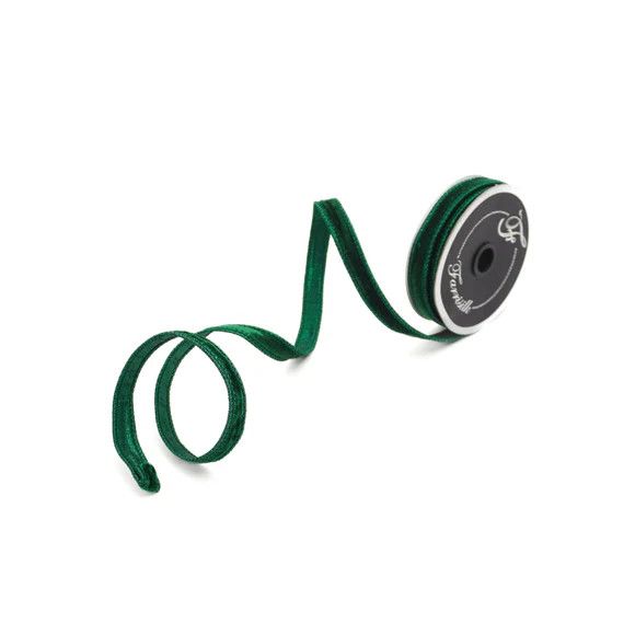 Velvet Luster Ribbon .75"x10yd EMERALD