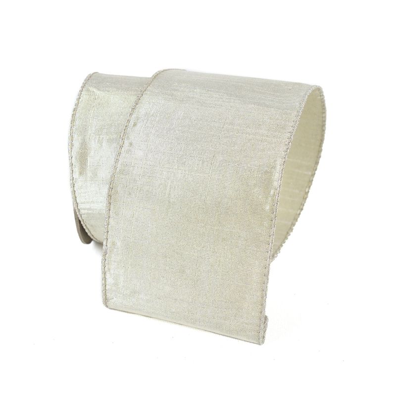 Luster Ribbon 2.5"x10yd PLATINUM
