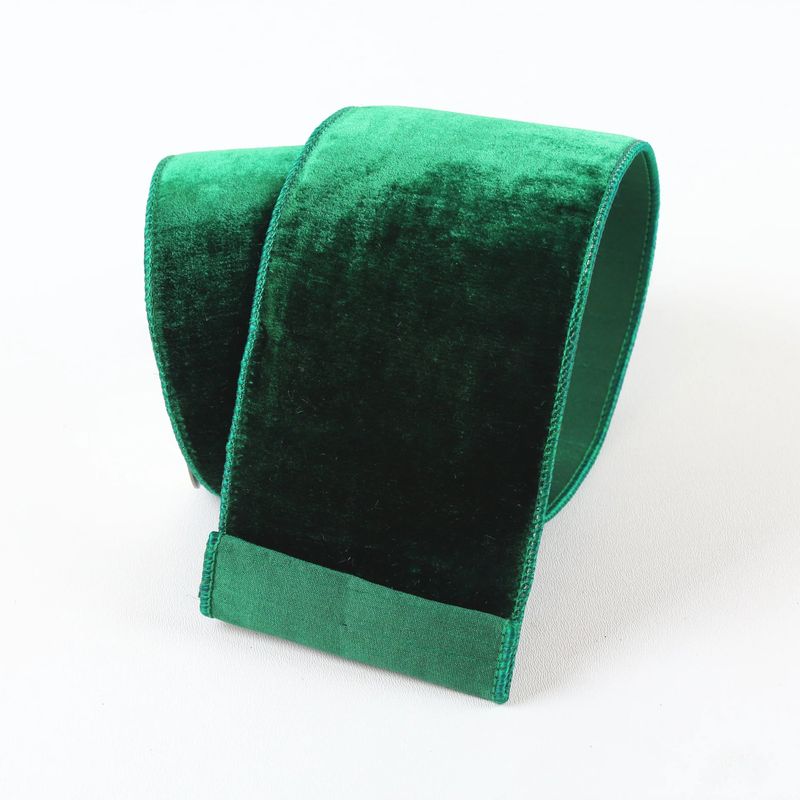 Velvet Ribbon 2.5"x10yd EMERALD