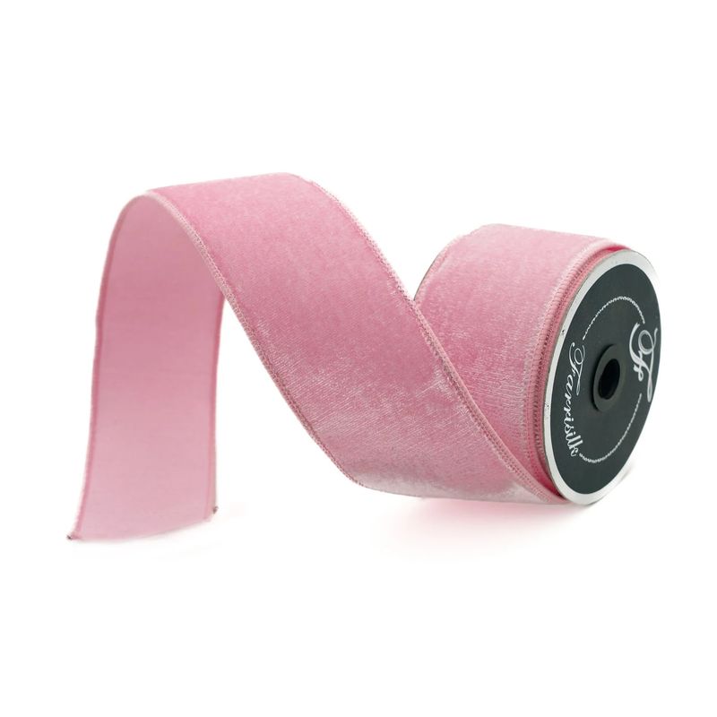 Baby Pink Velvet 2.5"x10"