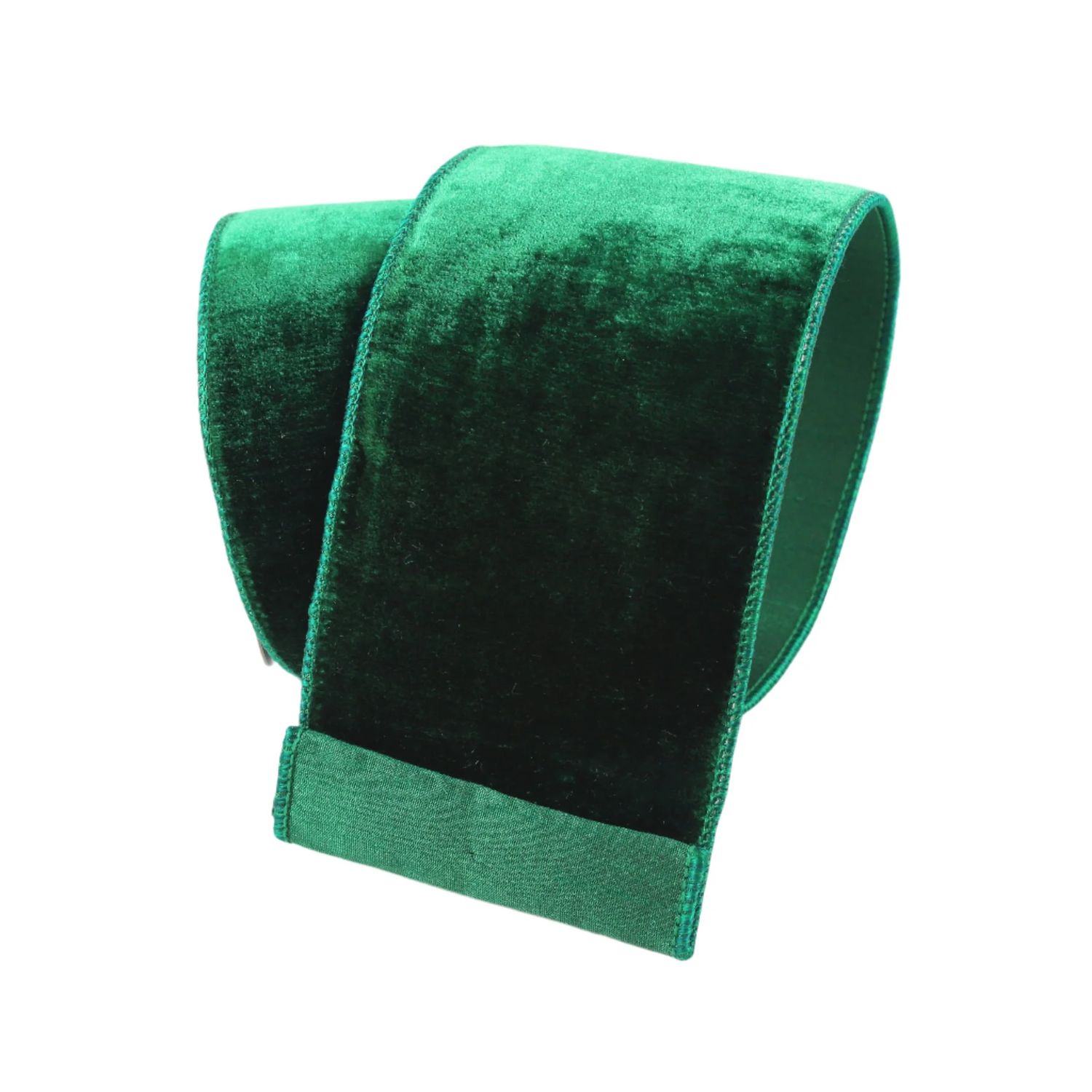 Velvet Ribbon 4"x10yd EMERALD