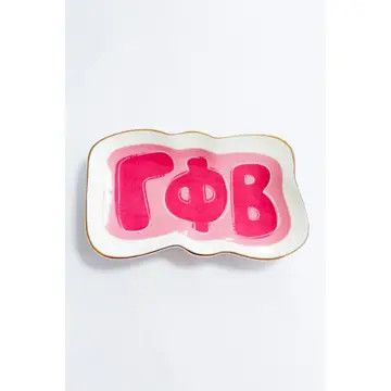 Sorority Trinket Tray GAMMA PHI BETA (DT)