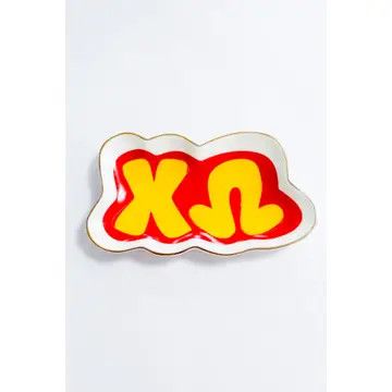 Sorority Trinket Tray CHI OMEGA (DT)
