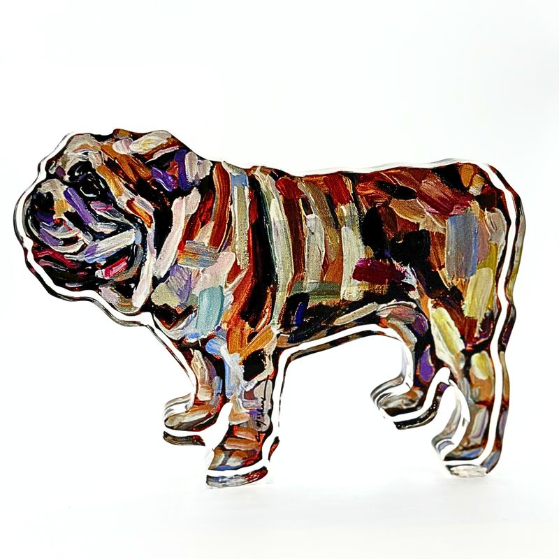 Bulldog acrylic