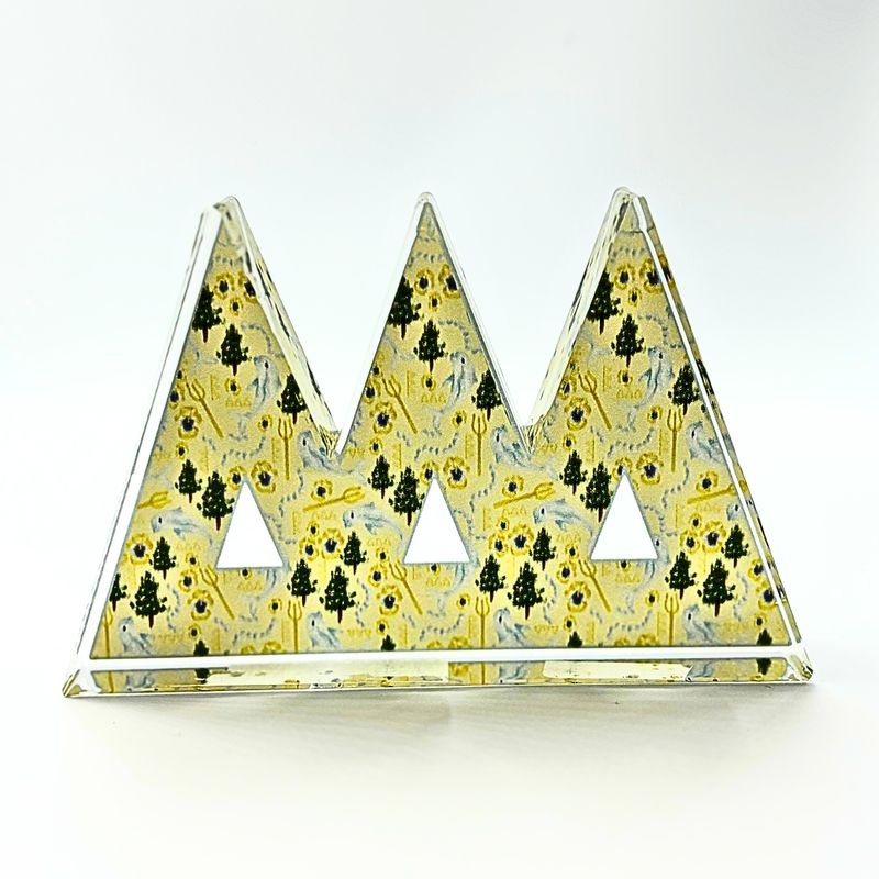 Tri Delta Shelf Decor - Acrylic  FPE