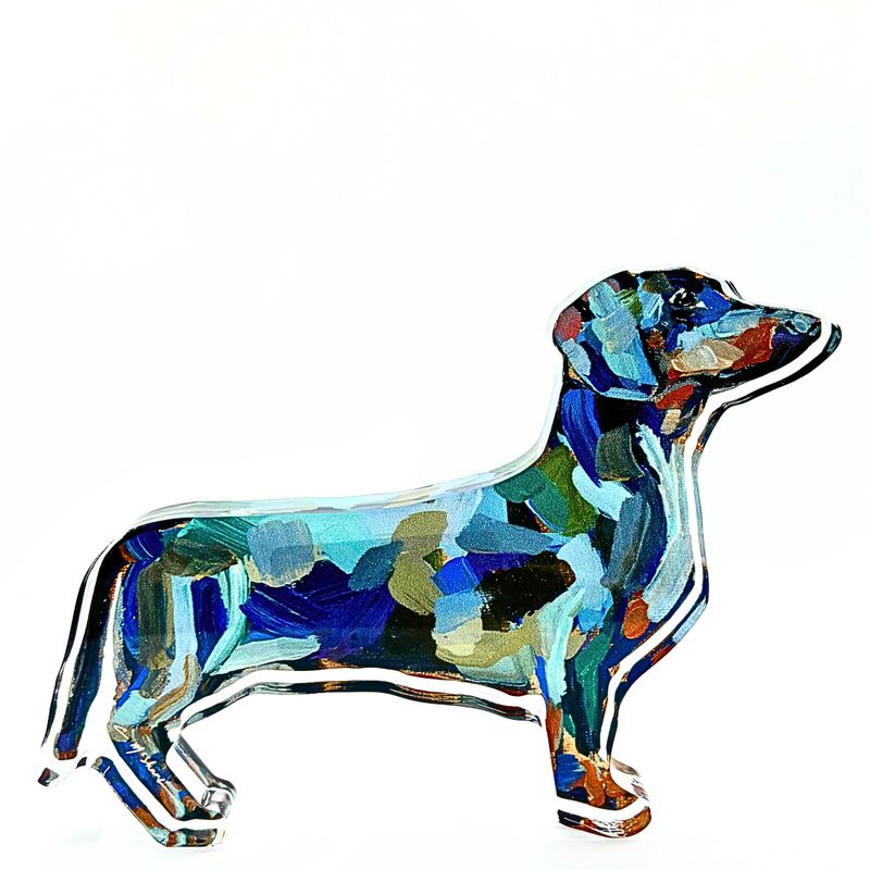Dachshund acrylic shelfie LARGE (CM)