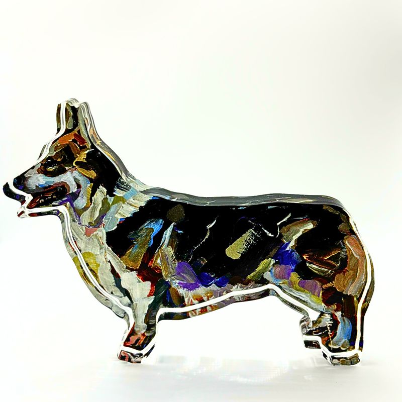 Corgi Tri-color Acrylic