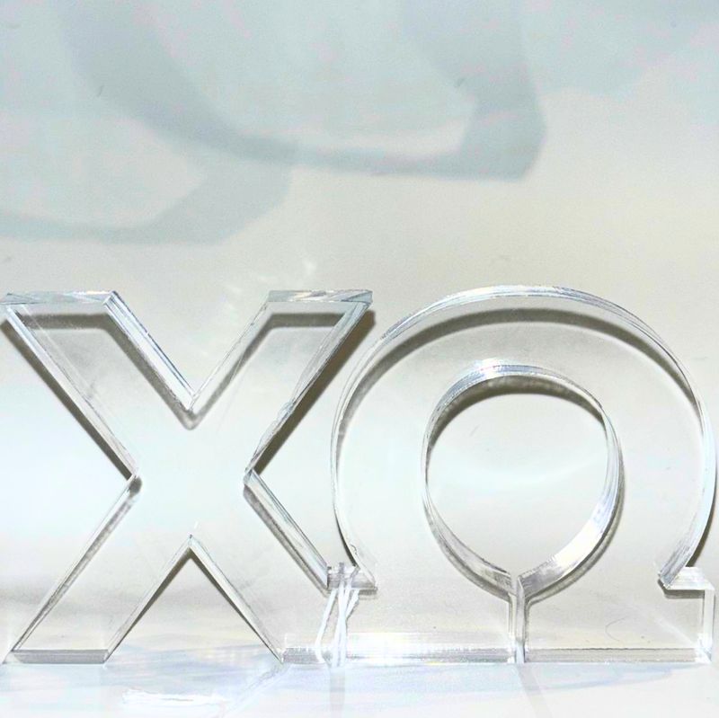 Sorority Shelf Letters XO (acrylic)