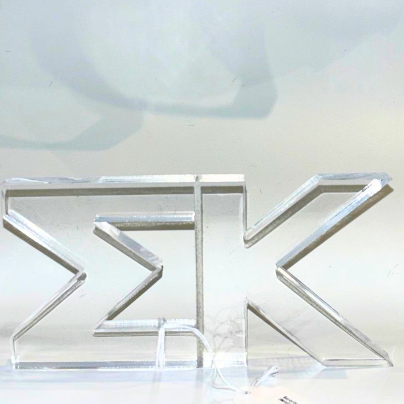 Sorority Shelf Letters SK (acrylic)