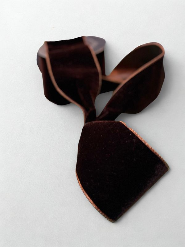 Velvet Luster Ribbon CHOCOLATE 4"x10yd