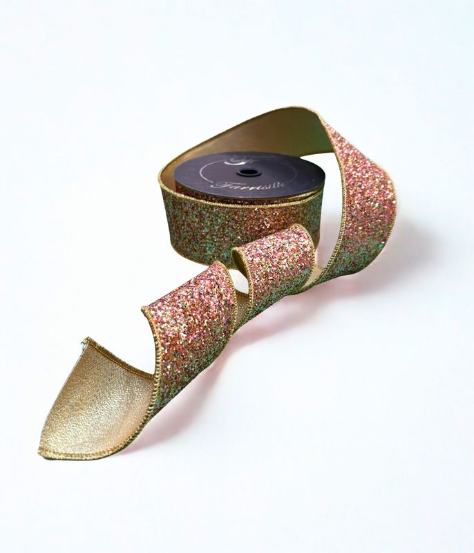 Candy Glitter - multi - 2.5" x 10 yd