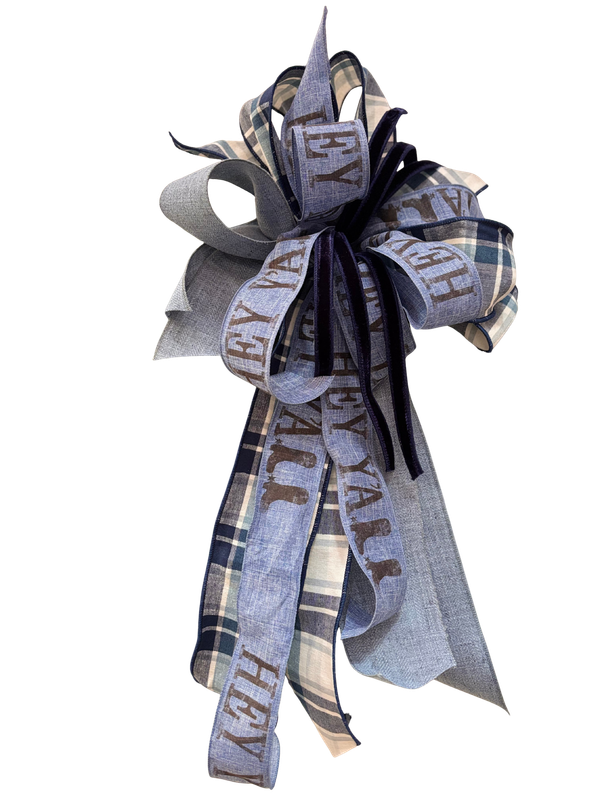 Rodeo "Hey Y'all" Bow