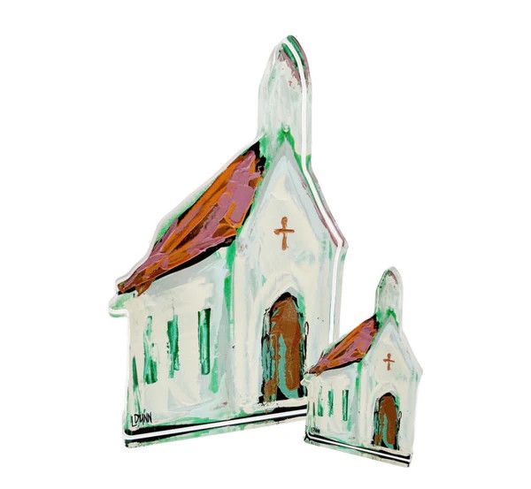 Lauren Dunn Large Copper Acrylic Church