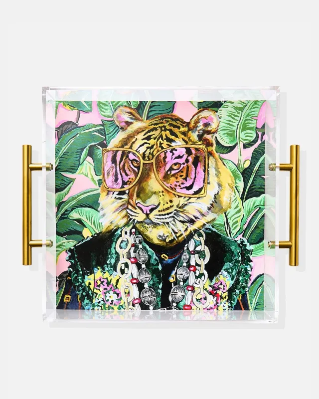 Toby the Tiger Large Acrylic Tray