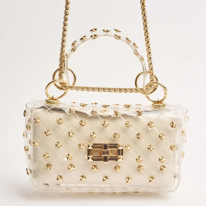 Star Studded Clear handbag